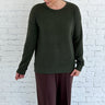 Monaco Knit Top Olive FINAL SALE M - STILOSA