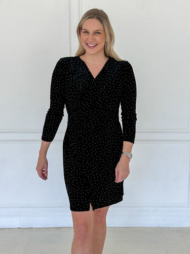 Diamante Velvet Dress FINAL SALE - STILOSA