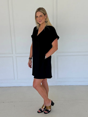Simple Black Dress FINAL SALE S - STILOSA