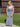 Navy Harbor Gingham Maxi - STILOSA