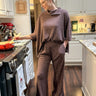 Plum Perfection Ribbed Knit Set - STILOSA