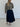 Navy Pleated Skirt FINAL SALE - STILOSA