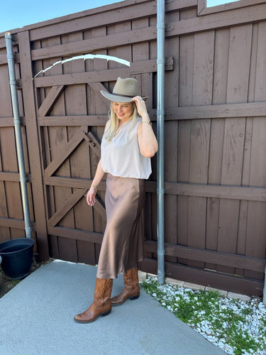 Renee Beige Top FINAL SALE - STILOSA