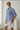 Blue & White Striped Button Down Shirt - STILOSA