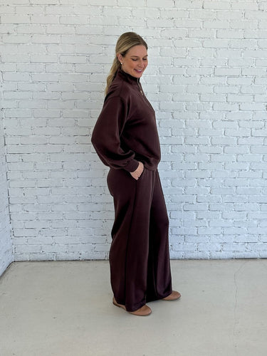 Comfy Espresso Pullover FINAL SALE L - STILOSA