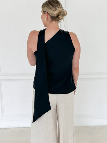 Midnight Muse Scarf Top - STILOSA