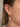 Gold Crystal CZ Bezel Dangle Earrings - STILOSA