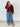 Wide Leg Denim Pants with Suede Trim - STILOSA
