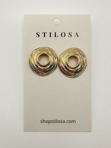 Brielle Ripple Studs - STILOSA