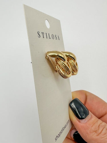 Vivienne Interlock Studs - STILOSA