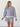 Striped French Terry Crewneck Top - STILOSA