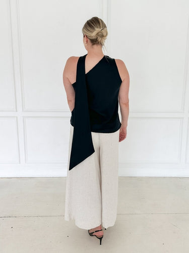 Midnight Muse Scarf Top - STILOSA