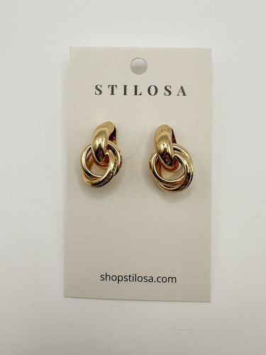 Vivienne Interlock Studs - STILOSA