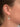 Silver Crystal CZ Bezel Dangle Earrings - STILOSA