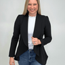 Solid Career Blazer - Black FINAL SALE - STILOSA