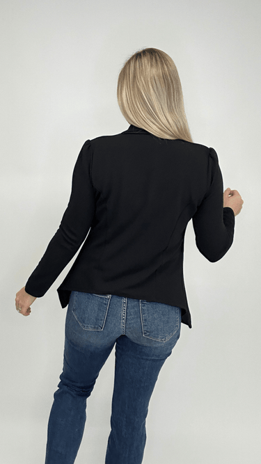 Solid Career Blazer - Black FINAL SALE - STILOSA