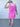 Coral Bloom Linen Blend Dress - STILOSA
