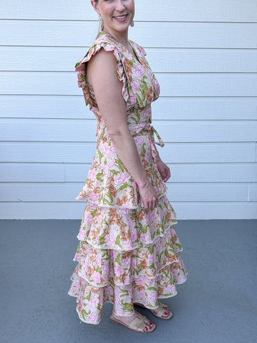 Garden Party Tiered Skirt Set - STILOSA