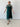 Green Tartan Sheer Overlay Maxi Dress - STILOSA