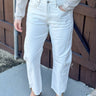 Westward Barrel Denim White FINAL SALE - STILOSA