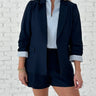 Navy Tailored Blazer - STILOSA