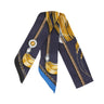 Saddle Silk Skinny Scarf - STILOSA