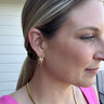 Golden Layered Hoop Earrings - STILOSA