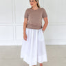 Fall Outfit Set - Midi Skirt + Sweater - STILOSA