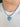 Blue Heart Rope Necklace - STILOSA