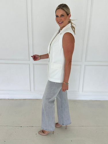 Sleeveless Tailored Blazer FINAL SALE - STILOSA