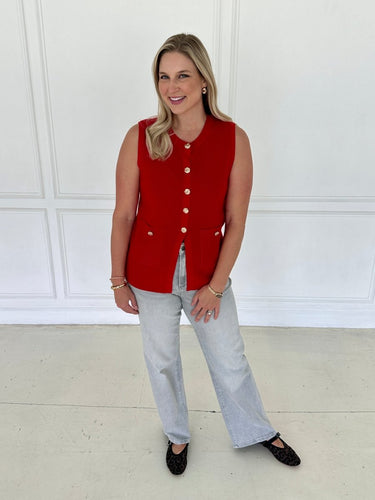 Red Auntie Sweater FINAL SALE - STILOSA