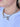 Up close of the Silver side of Horsebit toggle necklace 