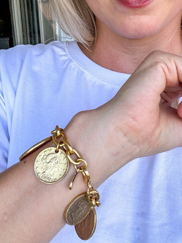 Coin Charm Bracelet - STILOSA