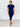 Navy Mock Neck Sweater Dress - STILOSA