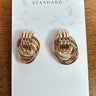 Rowan Stacked Hoop Studs - STILOSA